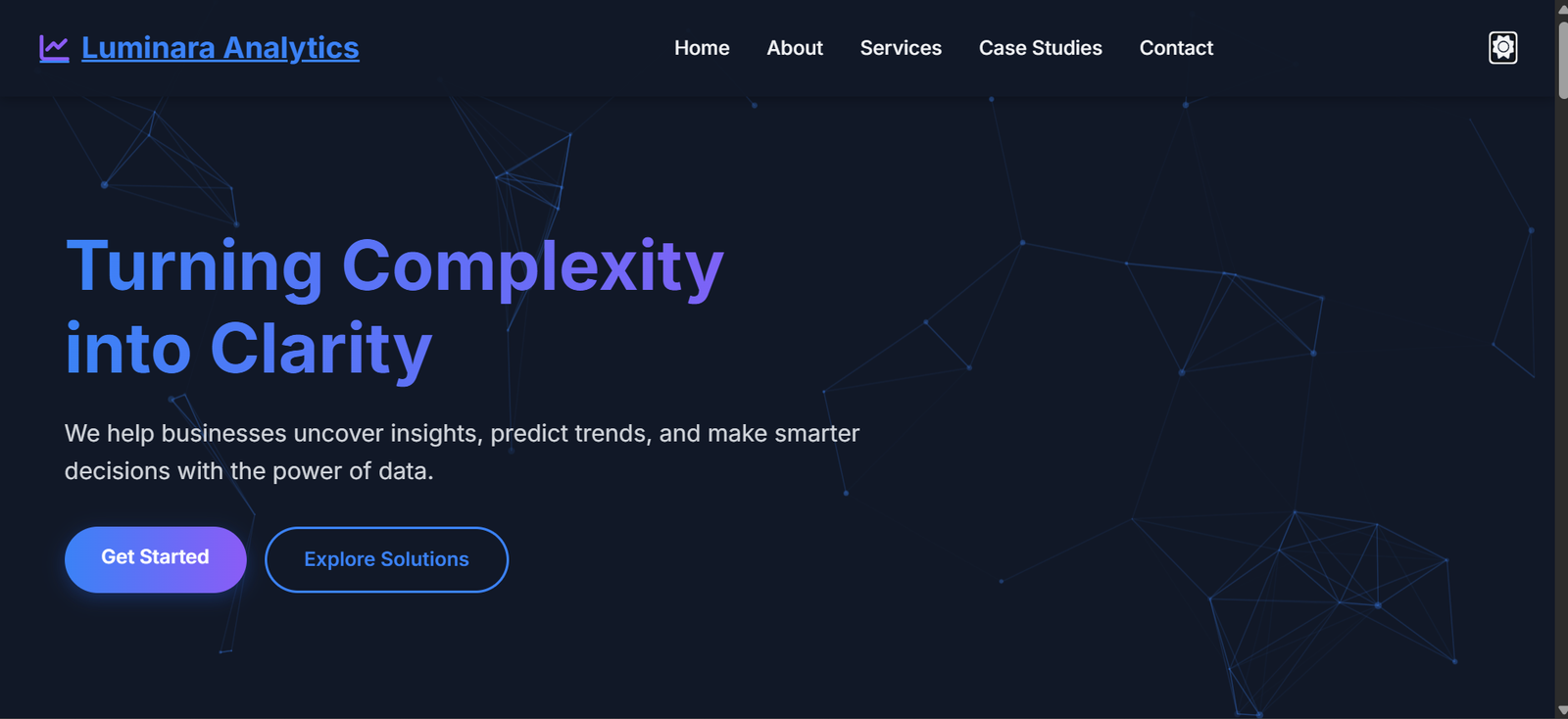 Luminara Analytics - data intelligence company